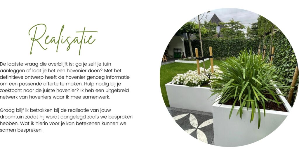 Realisatie Tuinontwerp